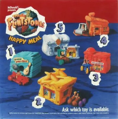 1994 The Flintstones Movie Mcdonalds Happy Meal Toys - U Pick • $3.99