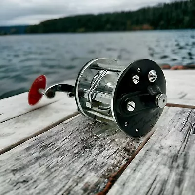 Vintage Penn Peerless No. 9 Level Wind Fishing Reel Made In USA Red Handle • $24.99