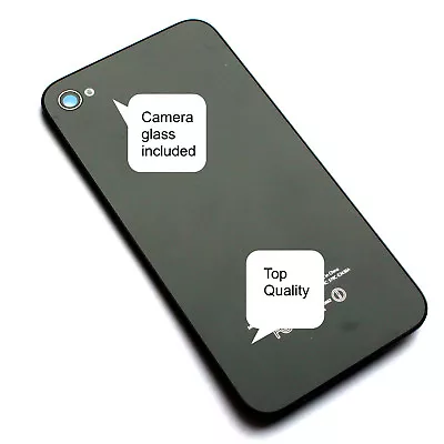 Rear Battery Cover For Apple IPhone 4S  Black Back Glass Housing Genuine • £5.99