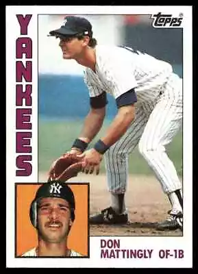 1984 Topps Don Mattingly Rookie New York Yankees #8 C18 • $1.25