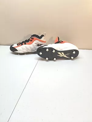 Reebok Men's Sz 11 Cleats Shoes Promo Orange Softball Baseball KTS Sample Unique • $20