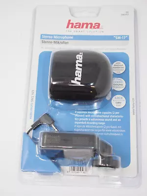 Hama SM-17 Stereo Microphone For Camcorders And SLR Cameras • £29.99