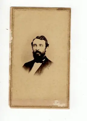 RARE 1860's Charles K. Landis Vineland & Sea Isle NJ Founder CDV Cabinet Photo • $495