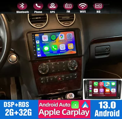 For Mercedes-Benz ML350 GL450 2007 2008 2009 2010 2011 CarPlay Android Radio AHD • $150.01