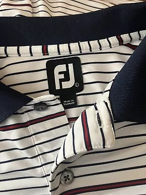 FootJoy Shirt Mens Size Large Golf Polo Short Sleeve FJ Myrtle Beach National • $18.99