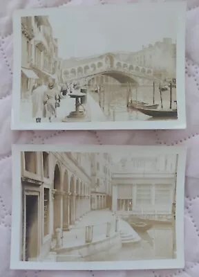 Vintage Ponti Di Rialto Bridge Venice Italy Grand Canal Photos 1940-1950s Boats • $10