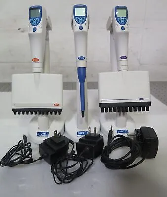 R190924 (3) BioHit Electronic Pipettes E300 E1000 E1200 • $150