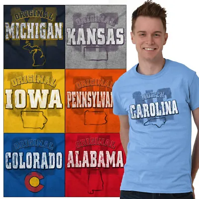 State Souvenir Tees For Womens Mens United States T-Shirts Adults Travel Tshirt • $19.99