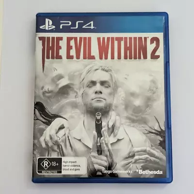 Very Good Condition Genuine PlayStation 4 PS4 Game The Evil Within 2 PAL AUS CIB • $14.99