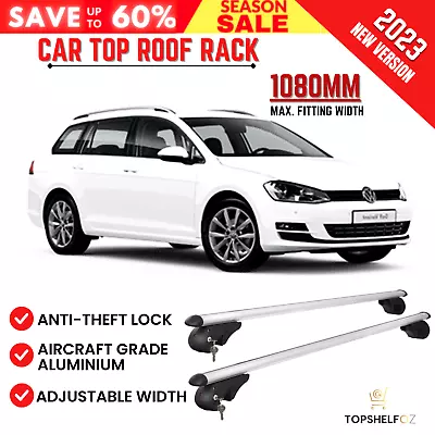 Roof Racks (Pair) | For VW Golf Wagon | 2007 - 2018 Universal Car Top Cross Bars • $149.99