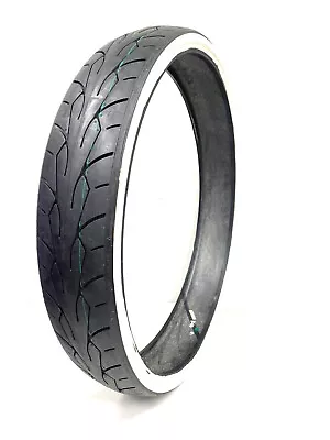 $209.99 • Buy Vee Rubber 26  Monster White Wall Front Tire 120/50-26 Hd Flhx Street Glide  