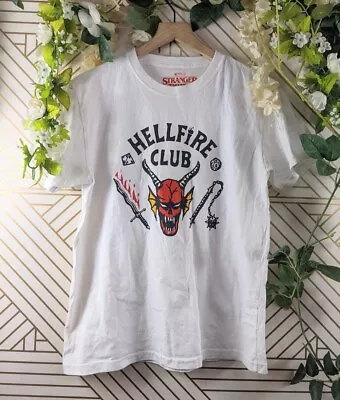 $15 • Buy Stranger Things T-shirt Netflix Hellfire Club Graphic Printed Size Small Or M