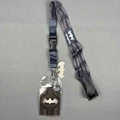 $19.99 • Buy DC Comics Batman Suit Up Neck Lanyard ID Badge Holder Keychain Official Licensed