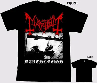 MAYHEM Deathcrush Black Metal Band T-Shirt • $23.99