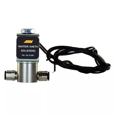 GENUINE AEM 30-3326 High-Flow Low-Current WMI Solenoid Shut-Off Valve • $113.95