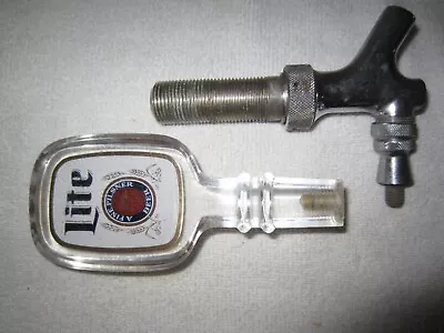 Miller High Life Beer Acrylic Short Beer Tap Handle #F61 • $10