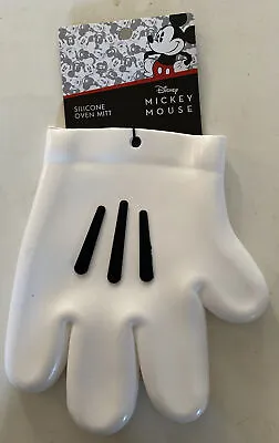 Disney Mickey Mouse Silicone Cooking Oven Mitt Kitchen Grilling BBQ Decor NEW • $6.99