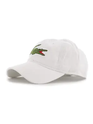Lacoste Off-White Leather Buckle Cap • £29.99