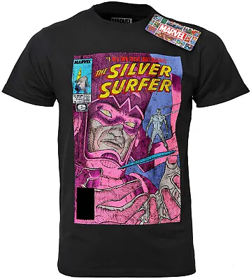 Marvel Silver Surfer No. 1 T Shirt Official Comic Cover Art Galactus New S-2XL • £13.99