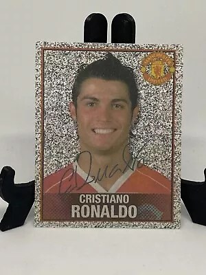 Cristiano Ronaldo Rookie Sticker Manchester United REPRINT • $3