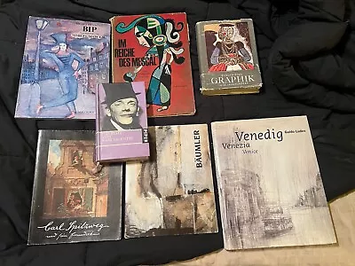 Lot 7 Vintage Books German Art Psychedelic Mescal Art History Theater Books Rare • $7.99