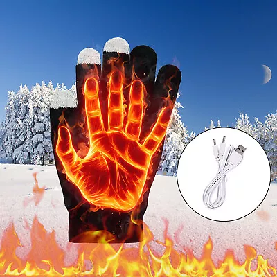 USB Heating Gloves Suitable For Men And Women Warm Laptop Gloves In Winter • $11.84