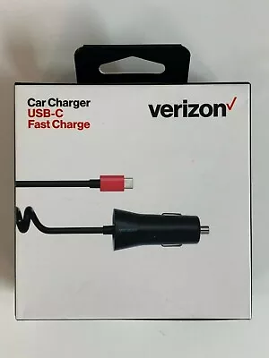 Verizon USB Type C Cable Car Charger 6ft Fast Charge For Samsung LG HTC Google • $11.99