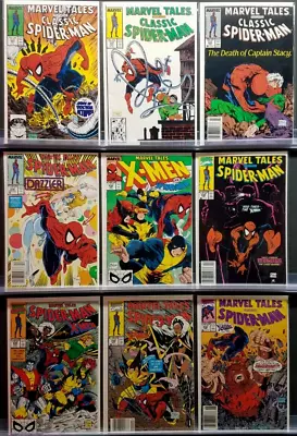 Marvel Tales #223 224 225 230 233 234 235 236 238 Todd Mcfarlane Spiderman X-men • $129.99