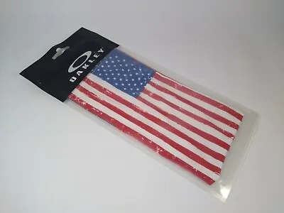 Oakley USA American Flag Sunglasses  HDO Microbag Cleaning Bag Pouch Authentic • $15.99