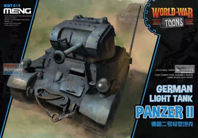 MNGWWT019 Meng World War Toons - Panzer II German Light Tank • $26.44