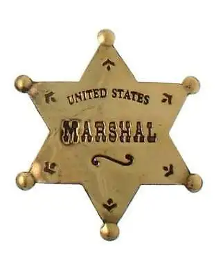£19.09 • Buy Sheriff Star US Marshal Sheriff's Badge Western Cowboy USA United States Pin