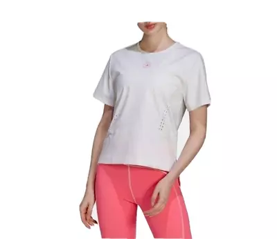 ADIDAS Stella McCartney TRUESTRENGTH Women's SZ. M Loose Fit Yoga Tee Shirt NWT • $35.99