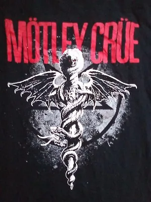 Nwot Motley Crue Dr Feelgood Global Size L Shirt Mtv Vince Tommy Nikki Mars Dvd • $10