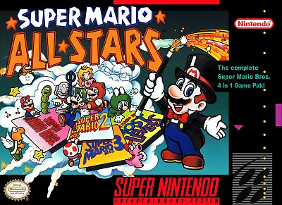 Super Mario All-Stars Poster High Quality 4x5 8x10 11x17 13x19 • $3.98