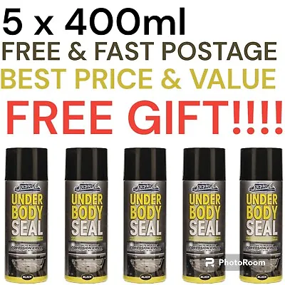 5 X 400ml CARPRIDE Underseal Spray Paint Car Under Body Seal Protection • £19.99