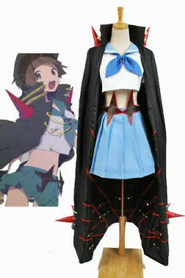 KILL La KILL Mako Mankanshoku Goku Uniform Cosplay Costume Dress Cape Full Set{O • $88.98