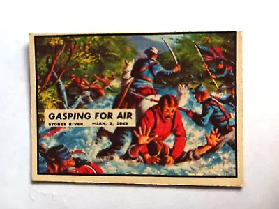 A&BC American Civil War Bubble Gum Trading Cards No 35 1966 • £2