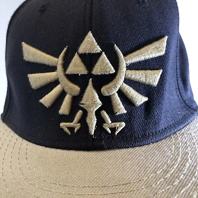 Zelda Twilight Princess Black/Khaki Hat Cap S/M Nintendo Baseball • $10
