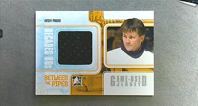 2010-11 ITG Decades 1980s Silver Vault Jersey #BTPJ-15 Andy Moog 1/1 • $30