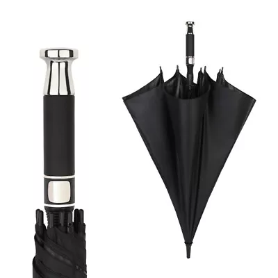 Premium Quality Umbrella Large Windproof Automatic Deluxe Stormproof Strong UK • £8.55