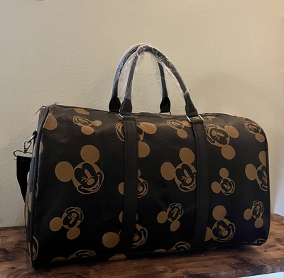 £83.56 • Buy Mickey Mouse Travel Bag Large Capacity Luggage Bag Tote Bag With Trolly Sleve
