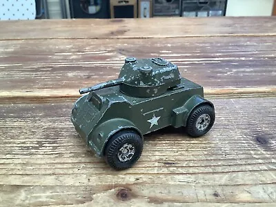 Vintage Lone Star Diecast Toy Armoured Car With Rotating Turret 1970’s England • £4.99