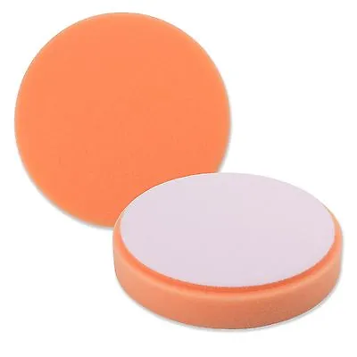 5.5  Orange Foam Medium Cut DA Pad For Use With 5  Backing Pads (2 Pack) • $16.99