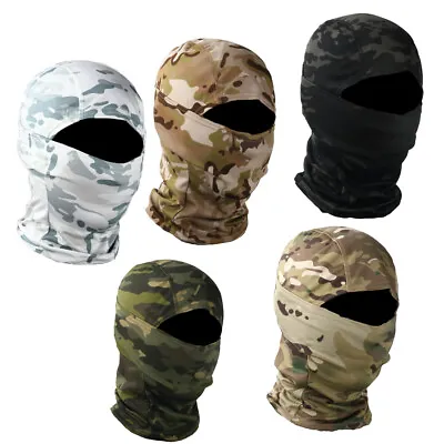 Camo Full Face Mask Men's Tactical Military Army Balaclava Face Mask For Hunting • $3.99