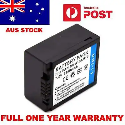 Battery Pack For Panasonic Lumix DMC-G1 DMC-G1A DMC-G2 DMC-G2A DMC-G10 AUS STOCK • $34.88