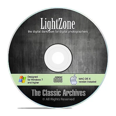 LightZone Pro Lightroom Darkroom Digital Camera Raw Image Photo Editor CD F22 • $7.99