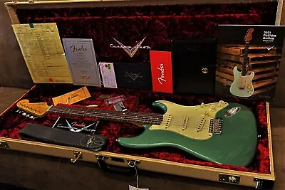 In Store – 1963 Fender Stratocaster Journeyman Relic Faded Aged Sherwood Green • $7195