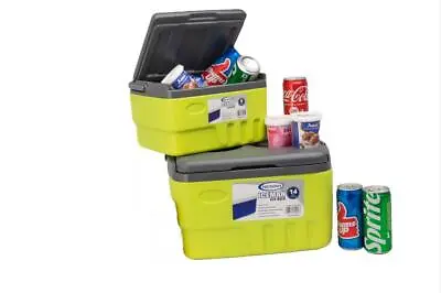 Ice Chest Cooler Box Large Camping Picnic Insulated Food Cool Box 6 & 14 Litre • £16