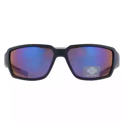 Harley Davidson Blue Mirror Wrap Men's Sunglasses HD0672S 91X 61 HD0672S 91X 61 • $16.49