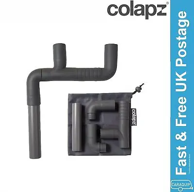 Colapz Waste Water Adaptor Pipe Kit Adjustable Outlet Hose Caravan Motorhome • £17.25